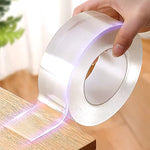 Nano Gel Grip Tape – 5M Double-Sided Transparent Nano Tape | Washable, Reusable & Traceless