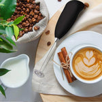 Rechargeable Mini Electric Egg Beater & Coffee Frother – 2 Speed Hand Mixer | Portable Milk Frother for Coffee, Eggs & Baking (USB Charging)