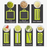 14-in-1 Mandoline Slicer & Vegetable Chopper | Multifunctional Food Cutter & Grater