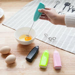 Rechargeable Mini Electric Egg Beater & Coffee Frother – 2 Speed Hand Mixer | Portable Milk Frother for Coffee, Eggs & Baking (USB Charging)